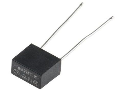 黒5つのAmpの薄型の小型ヒューズ、熱可塑性の放射状の加鉛ヒューズ